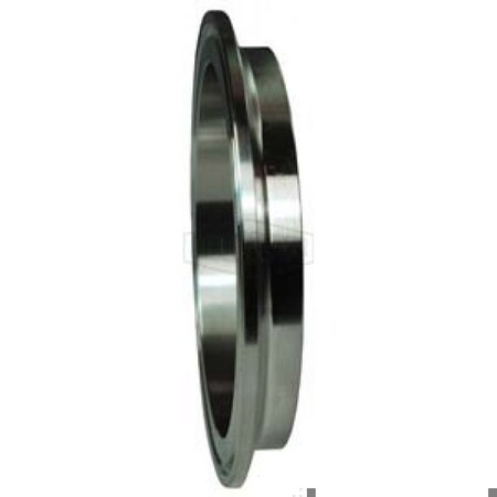 Dixon Short Weld Ferrule, 4 in Nominal, SCH 10S, 316L SS, Domestic 14WMX-R400